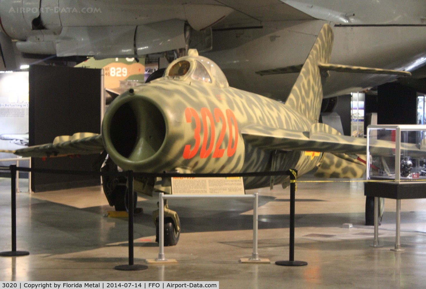 3020, Mikoyan-Gurevich MiG-17C C/N 799, Mig-17