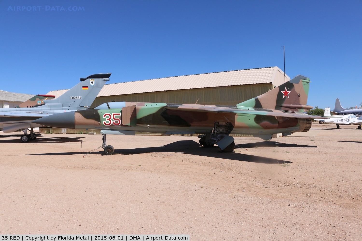 35 RED, Mikoyan-Gurevich MiG-23MLD C/N 0390320549, Mig-23