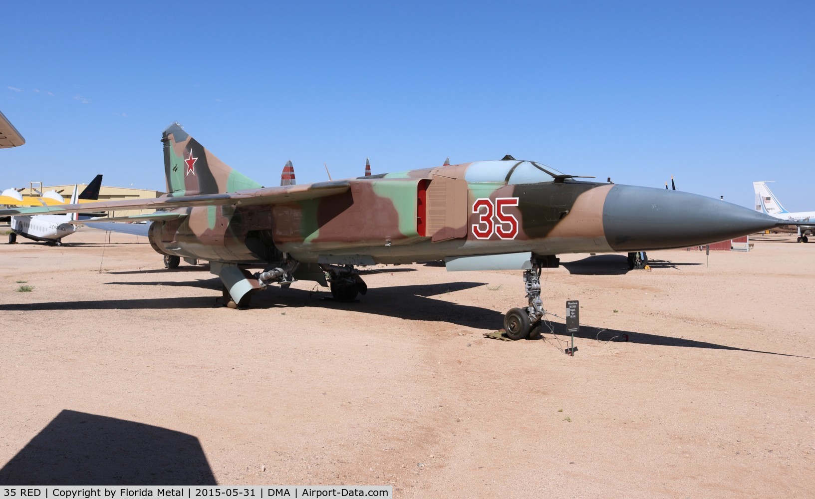 35 RED, Mikoyan-Gurevich MiG-23MLD C/N 0390320549, Mig 23