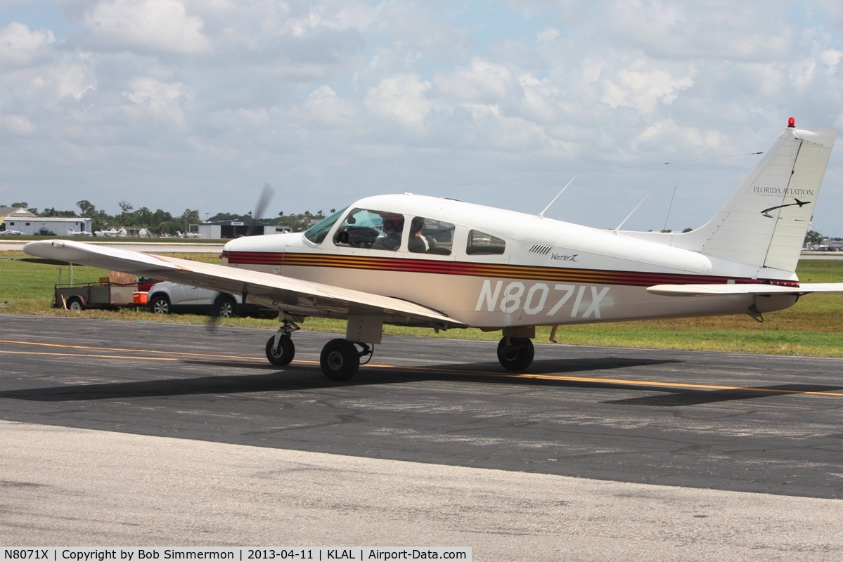 N8071X, 1981 Piper PA-28-161 Cherokee Warrior II C/N 28-8216103, Sun N Fun 2013