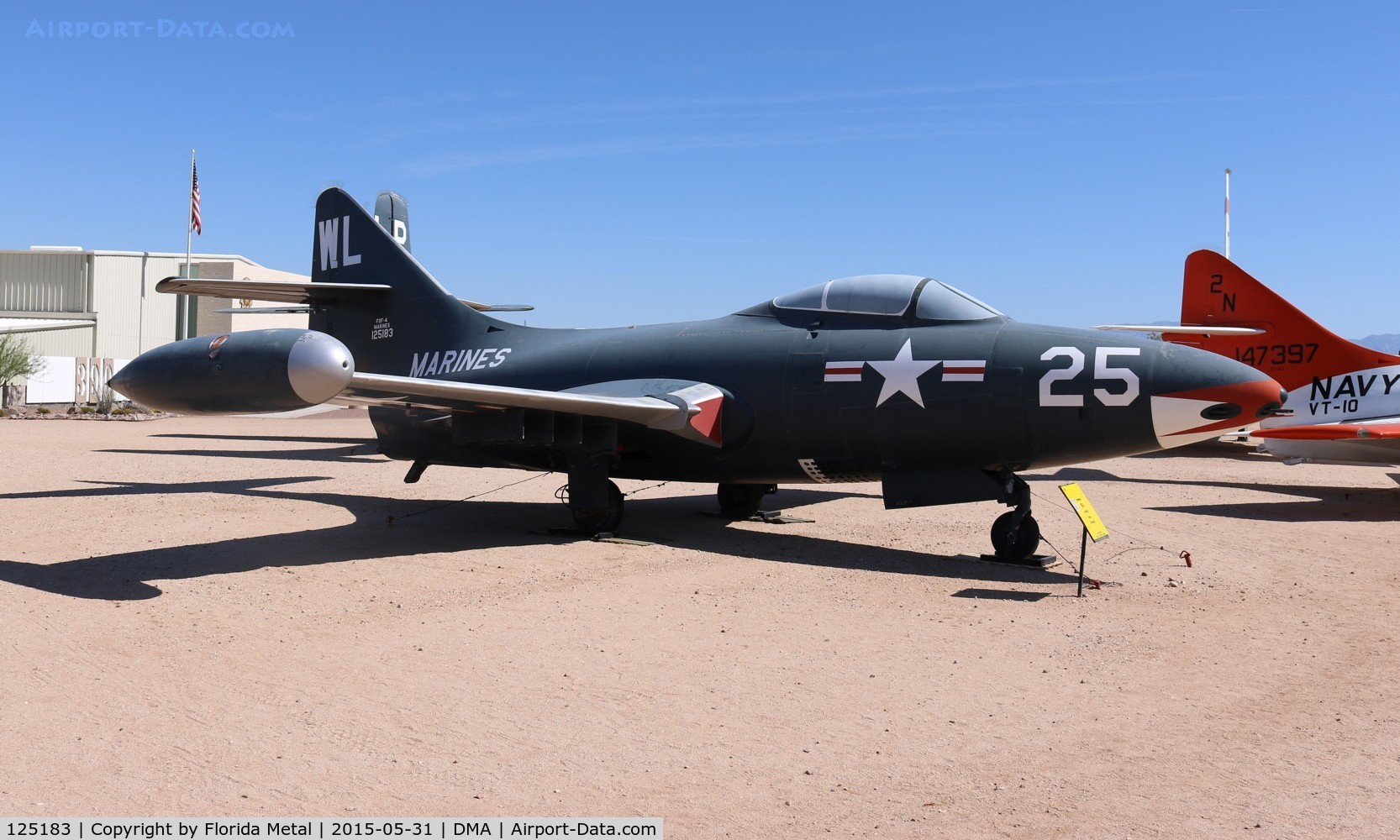 125183, Grumman F9F-5 Panther C/N Not found 125183, F9F-5 Panther