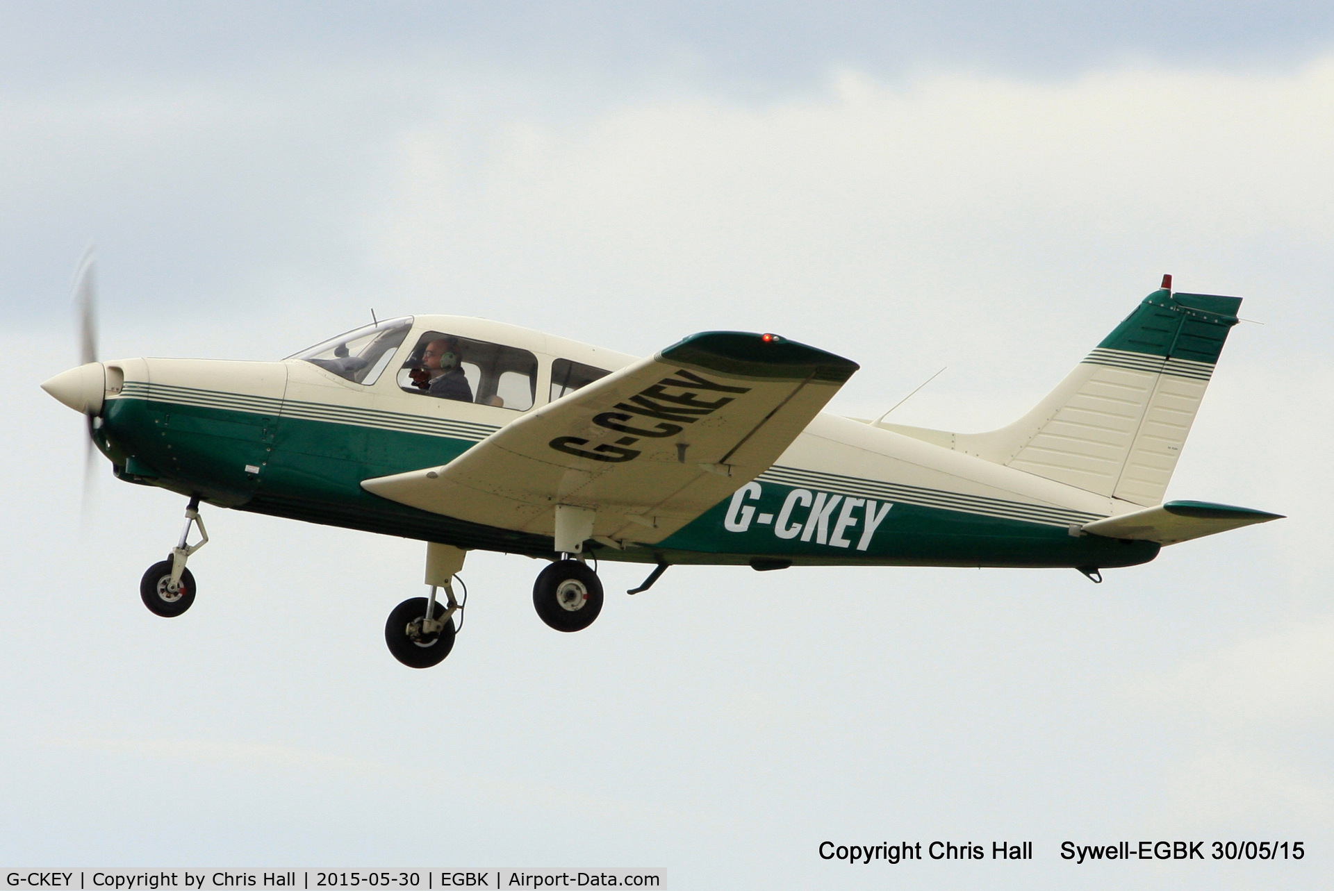 G-CKEY, 1978 Piper PA-28-161 Cherokee Warrior II C/N 28-7916061, at Aeroexpo 2015