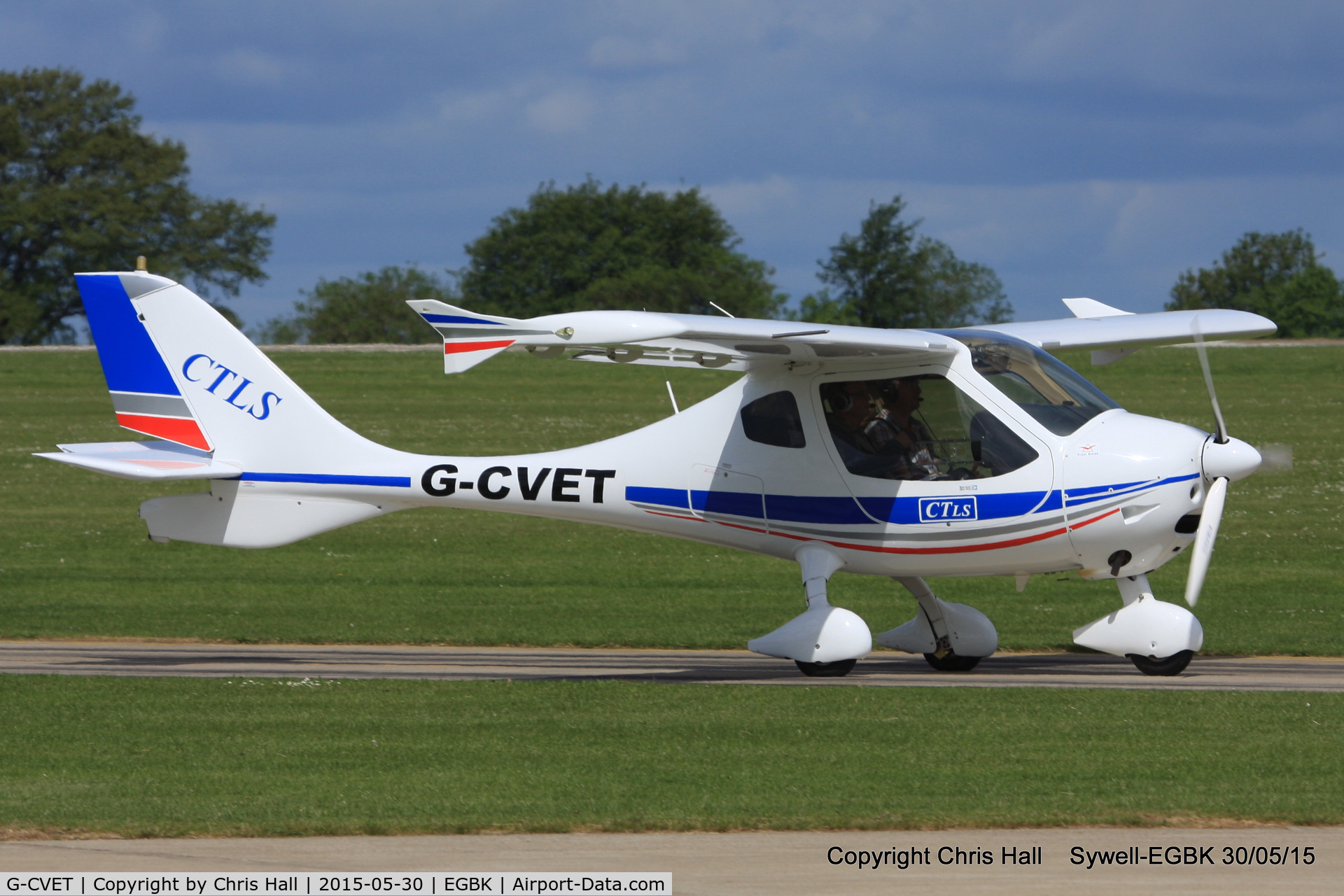 G-CVET, 2011 Flight Design CTLS C/N F-11-02-14, at Aeroexpo 2015