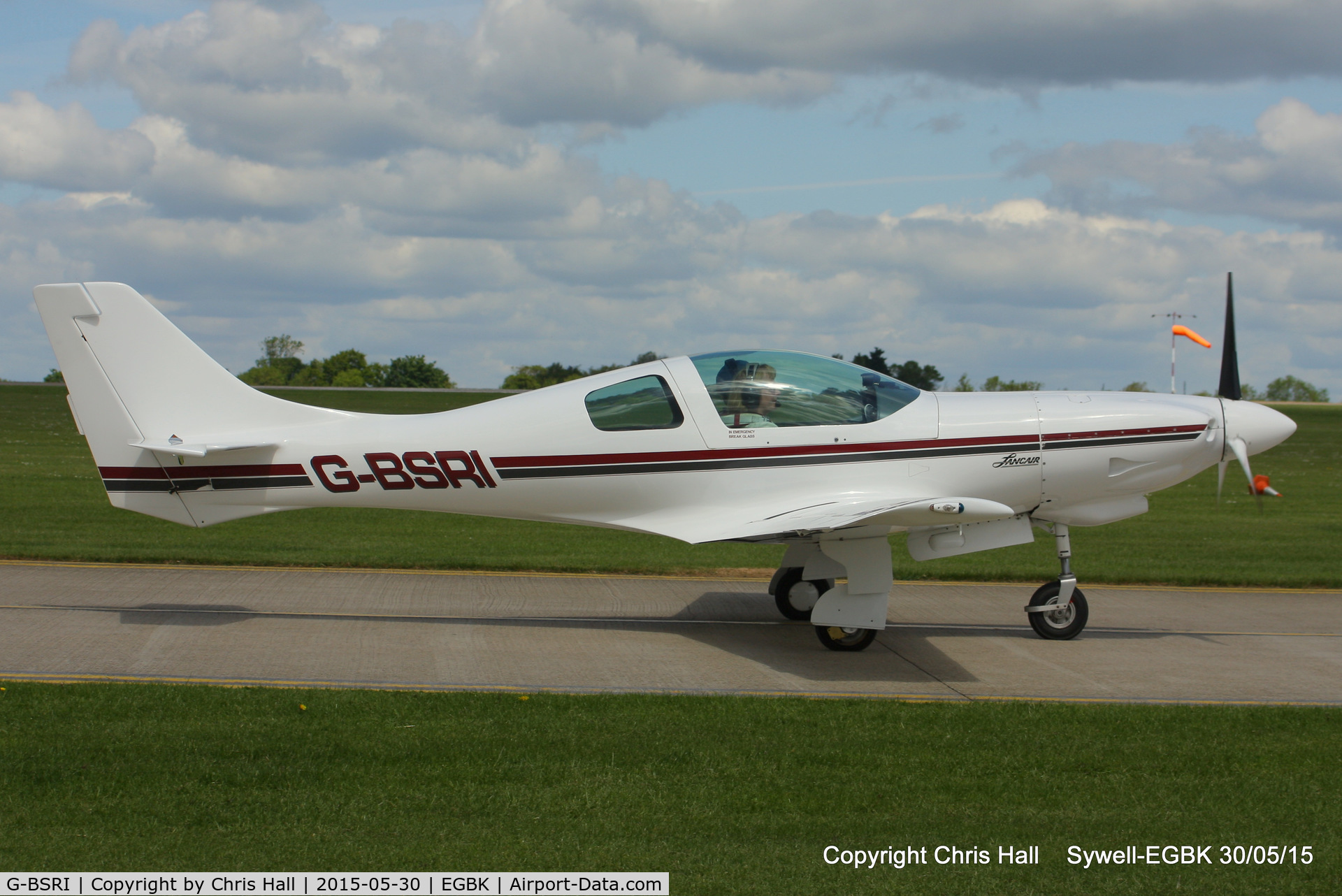 G-BSRI, 1992 Lancair 235 C/N PFA 191-11467, at Aeroexpo 2015