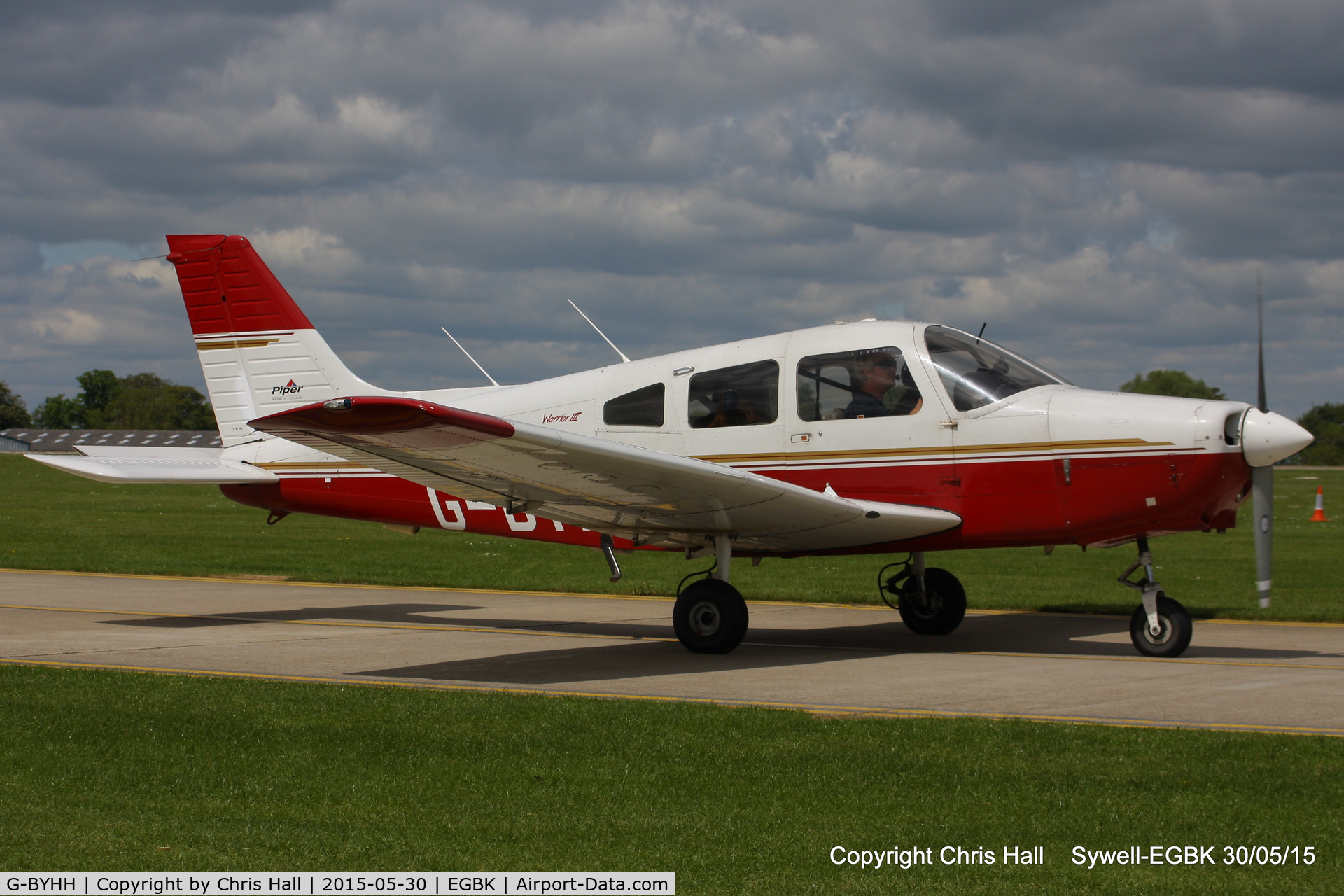 G-BYHH, 1999 Piper PA-28-161 Warrior III C/N 2842050, at Aeroexpo 2015