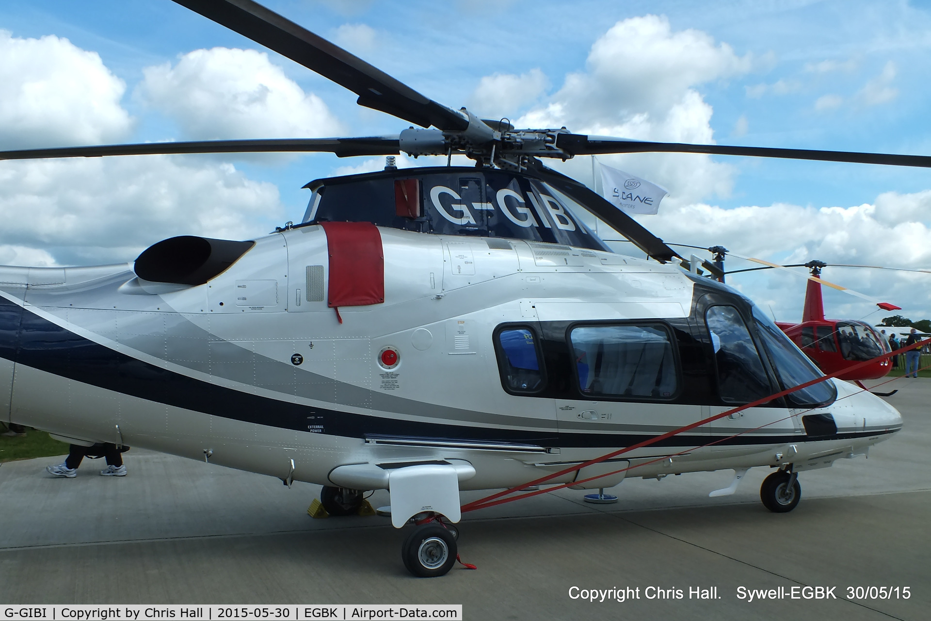 G-GIBI, 2006 Agusta A-109E Power C/N 11685, at Aeroexpo 2015