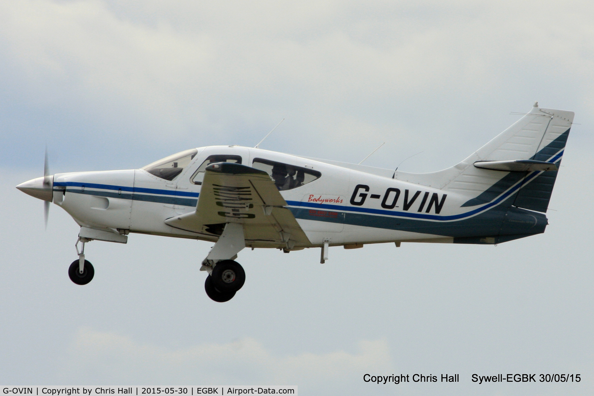 G-OVIN, 1976 Rockwell International 112TC Commander Commander C/N 13090, at Aeroexpo 2015
