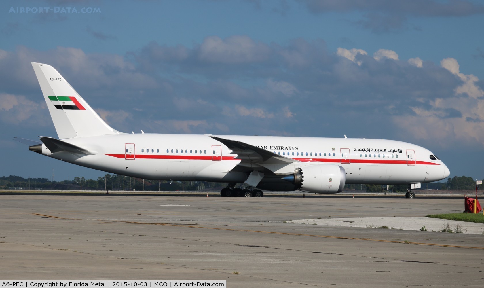 A6-PFC, 2013 Boeing 787-8 Dreamliner C/N 35303, Abu Dhami Amiri Flight (United Arab Emirates)