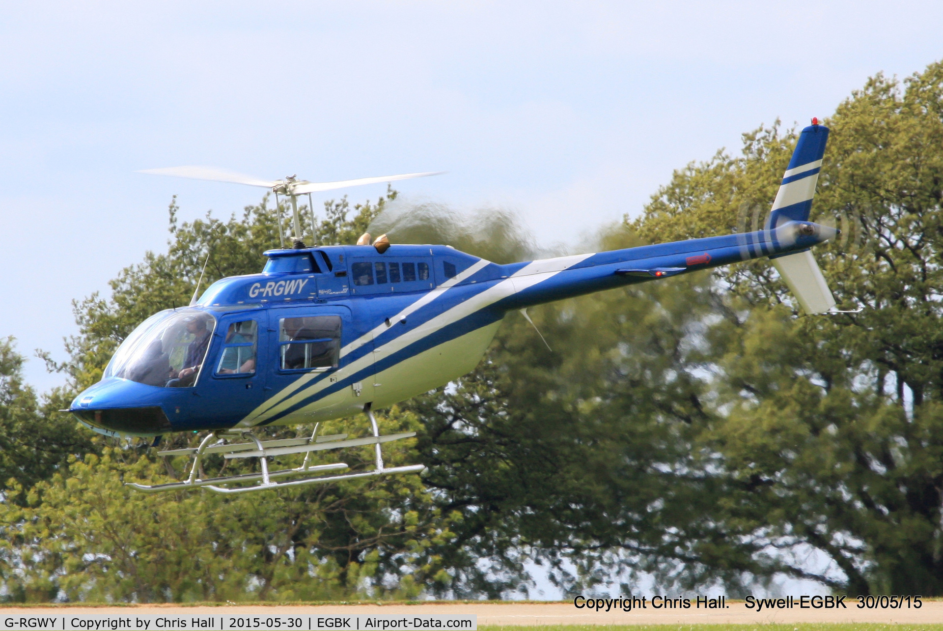 G-RGWY, 1980 Bell 206B JetRanger III C/N 3035, at Aeroexpo 2015