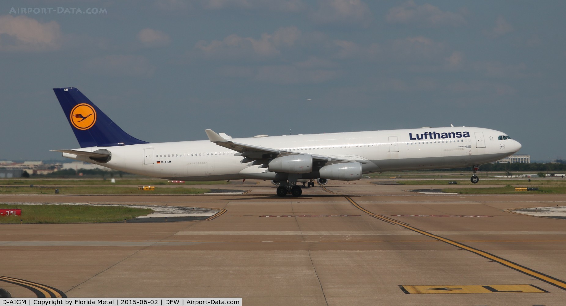 D-AIGM, 1997 Airbus A340-313 C/N 158, Lufthansa