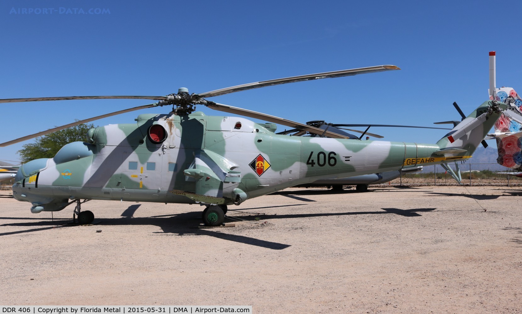 DDR 406, Mil Mi-24D Hind C/N B4002, MIl MD-24D Hind
