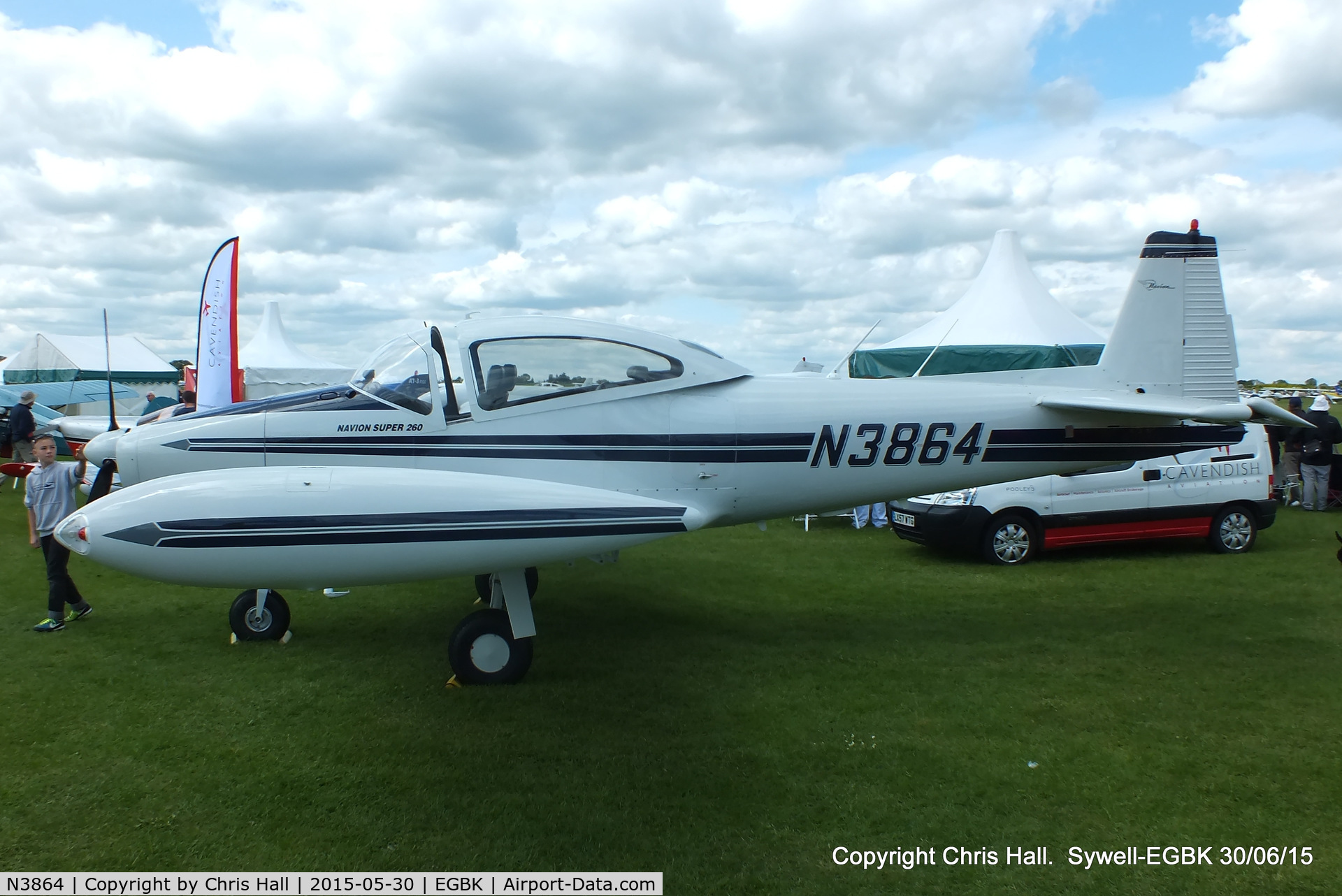 N3864, 1951 Ryan Navion B C/N NAV-4-2285B, at Aeroexpo 2015