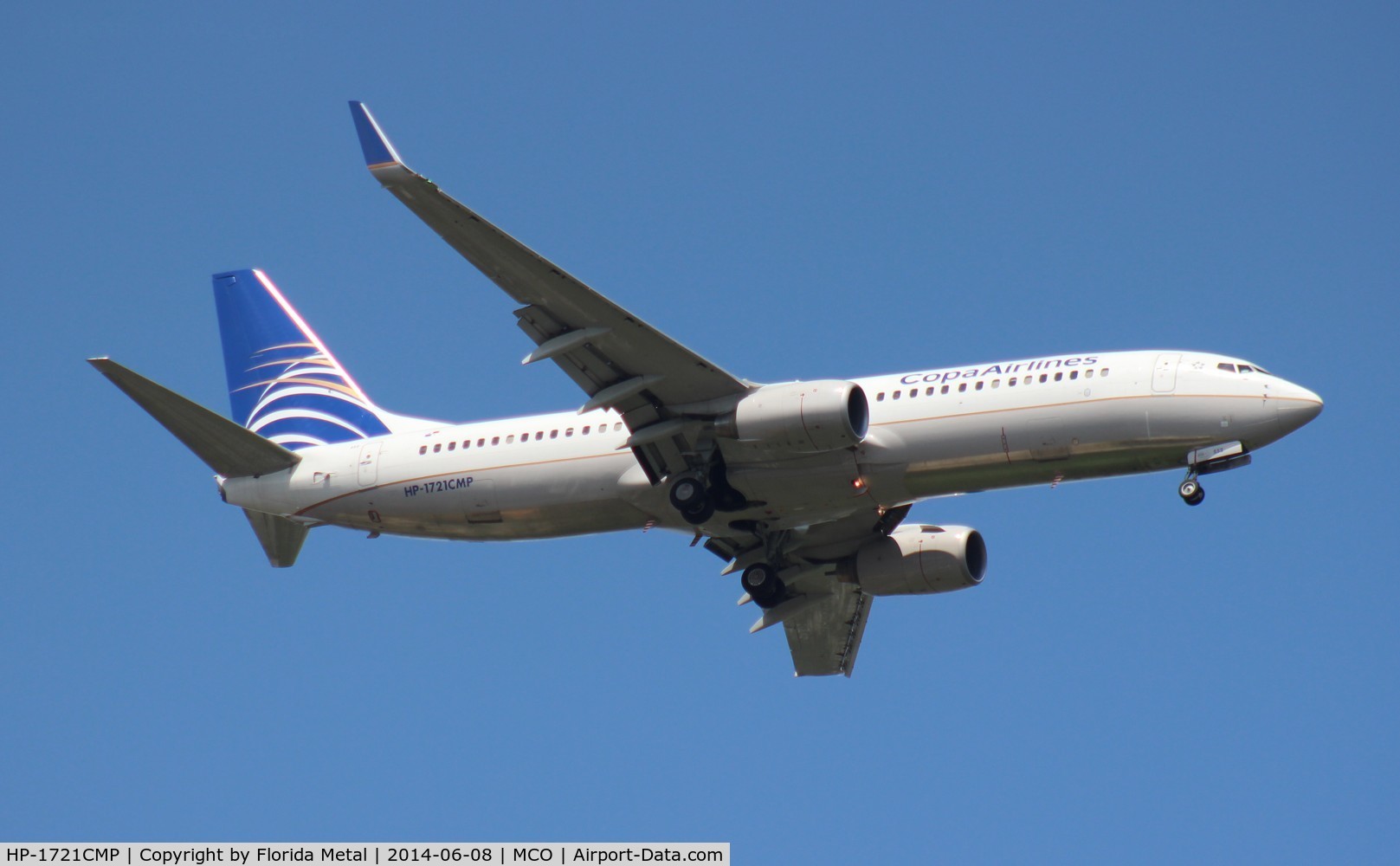 HP-1721CMP, 2011 Boeing 737-8V3 C/N 40362, Copa 737-800