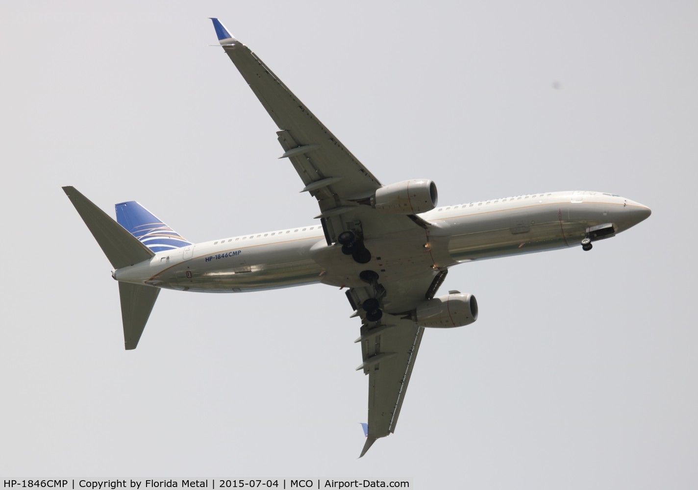 HP-1846CMP, 2015 Boeing 737-8V3 C/N 41447, Copa 737-800