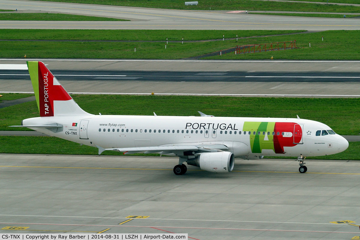CS-TNX, 2006 Airbus A320-214 C/N 2822, Airbus A320-214 [2822] (TAP Portugal) Zurich~HB 31/08/2014