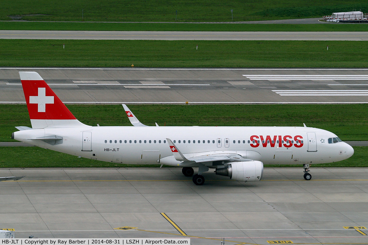 HB-JLT, 2013 Airbus A320-214 C/N 5518, Airbus A320-214(SL) [5518] (Swiss International Air Lines) Zurich~HB 31/08/2014