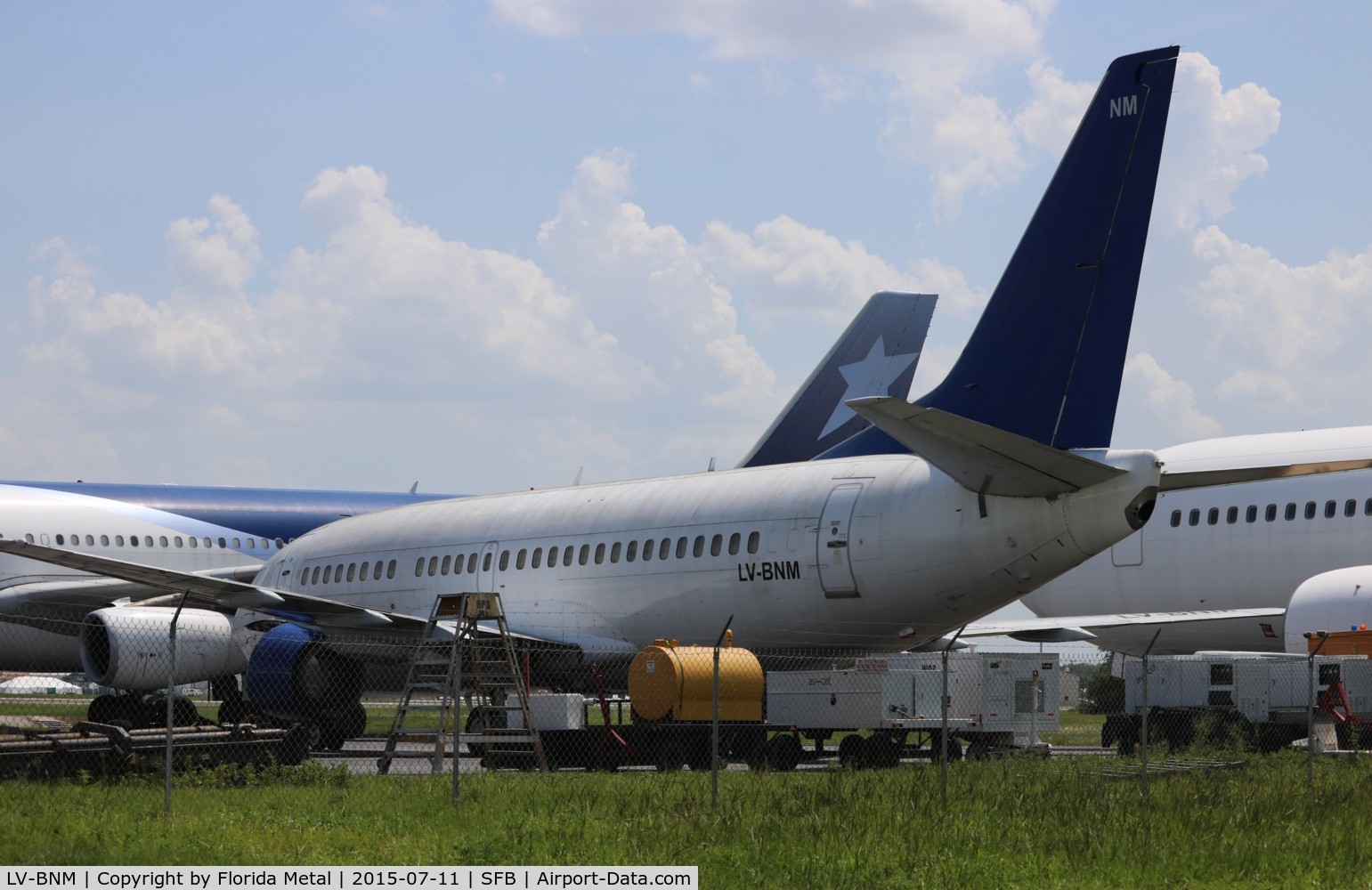 LV-BNM, 1990 Boeing 737-5K5 C/N 24926, Ex Aerolineas Argentinas