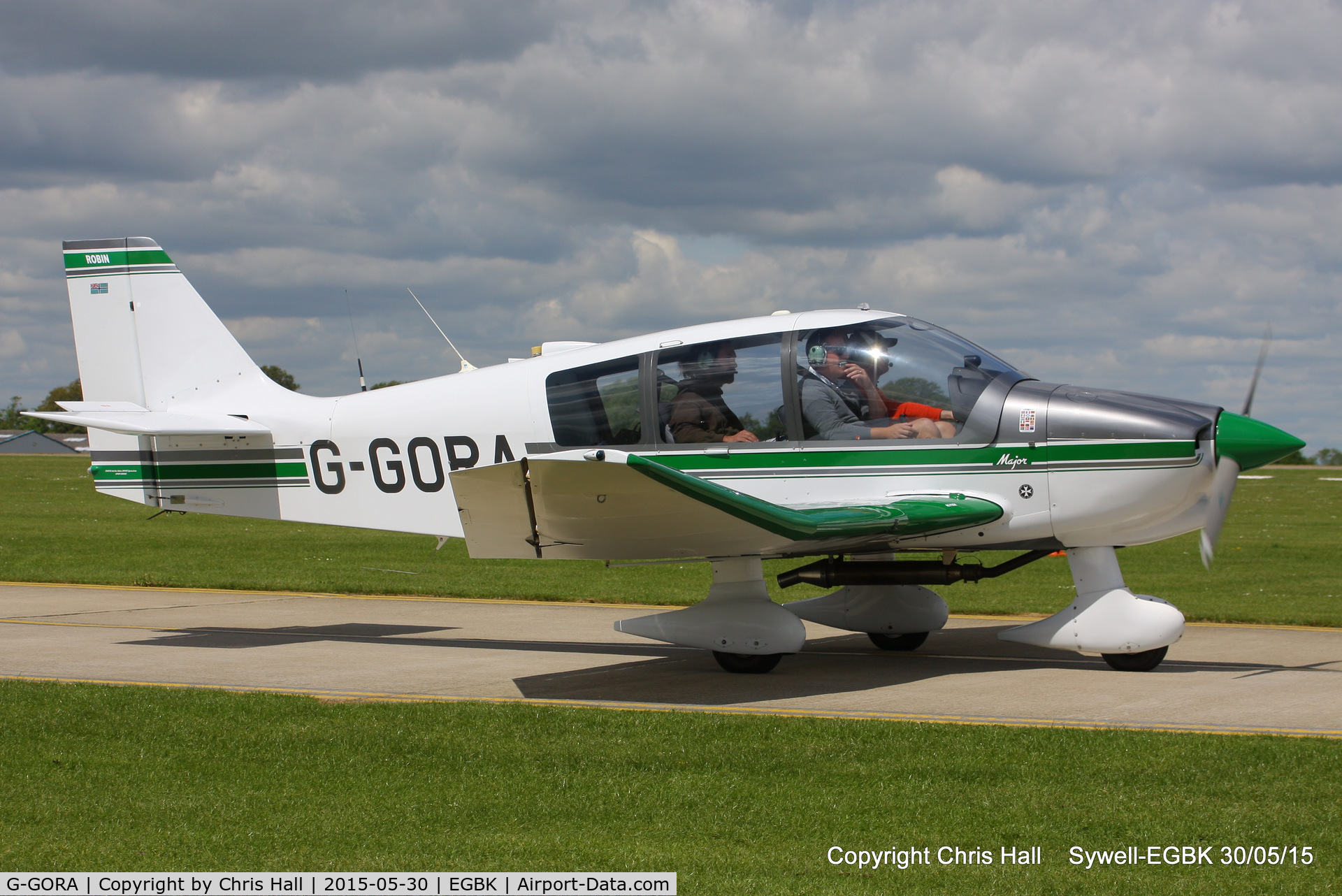 G-GORA, 1995 Robin DR-400-160 Chevalier C/N 2271, at Aeroexpo 2015