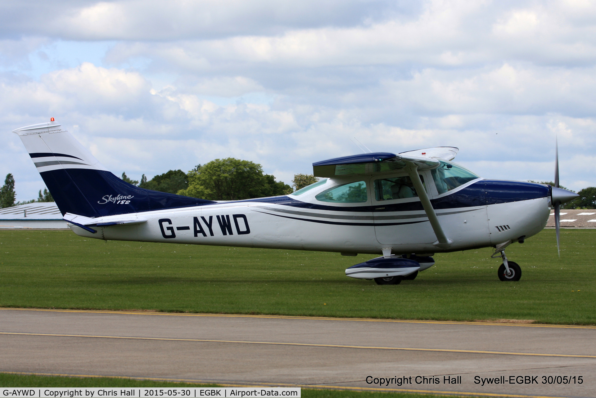 G-AYWD, 1971 Cessna 182N Skylane C/N 182-60468, at Aeroexpo 2015