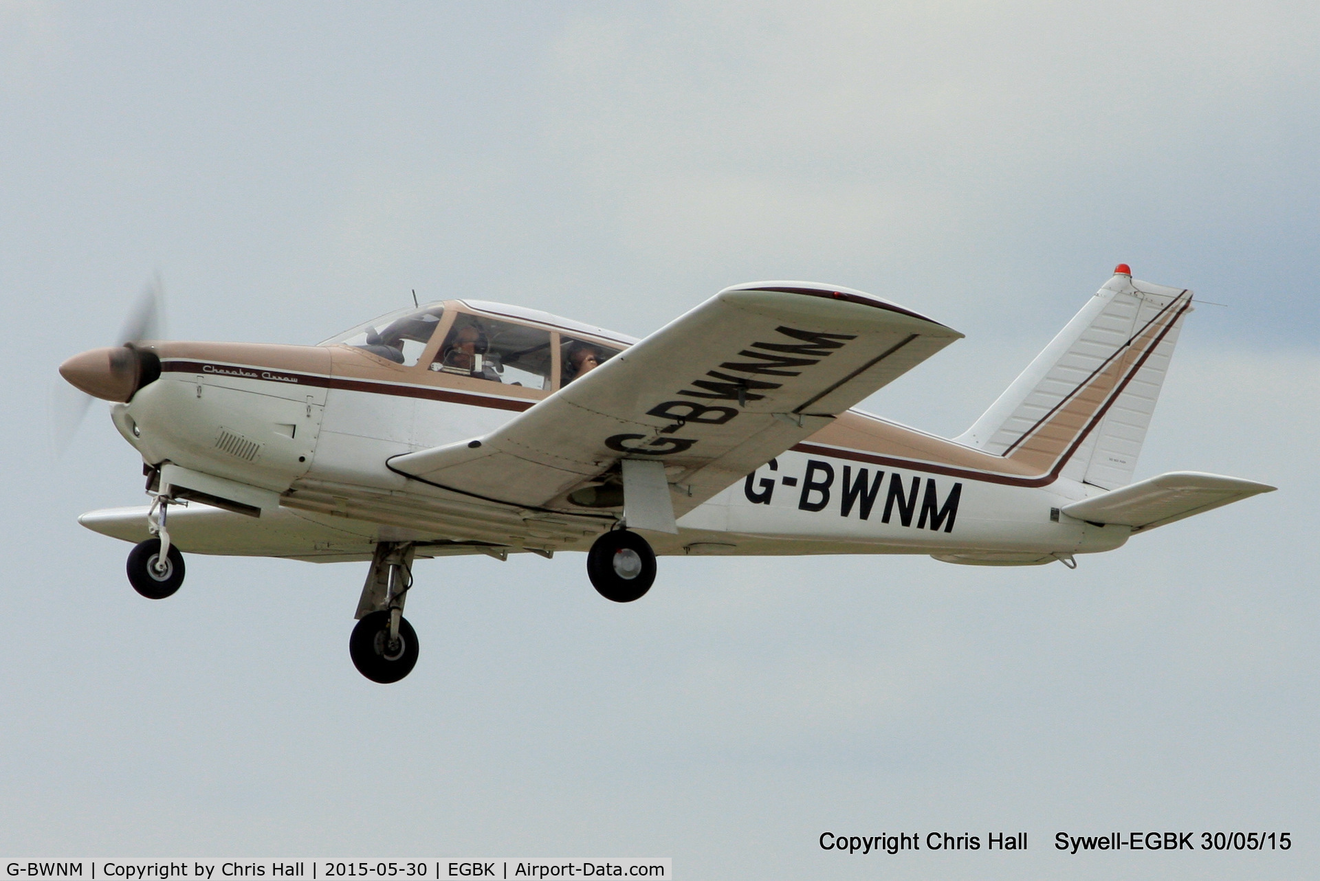 G-BWNM, 1968 Piper PA-28R-180 Cherokee Arrow C/N 28R-30435, at Aeroexpo 2015