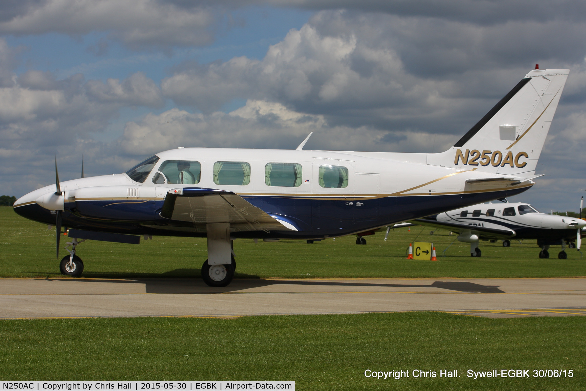 N250AC, Piper PA-31T Cheyenne C/N 31T-7612040, at Aeroexpo 2015