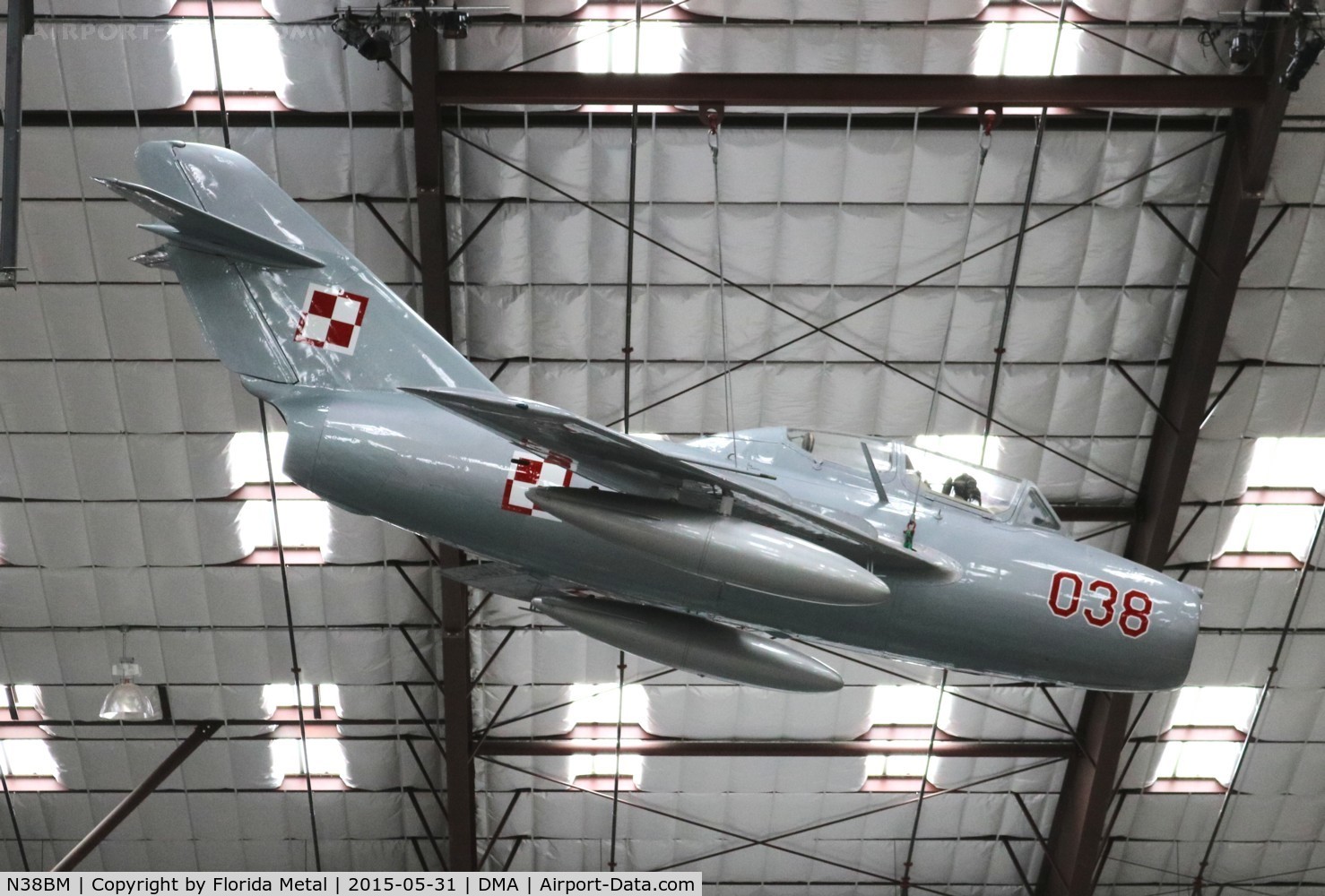 N38BM, Mikoyan-Gurevich MiG-15UTI C/N 1A06038, Mig-15