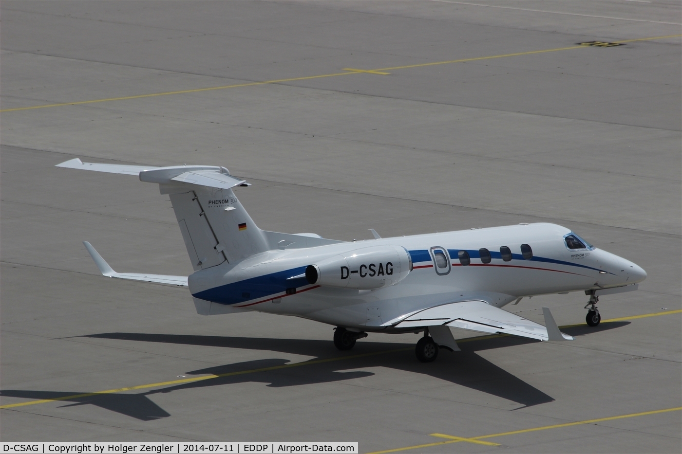 D-CSAG, 2012 Embraer EMB-505 Phenom 300 C/N 50500101, Visitor on apron 1 east....