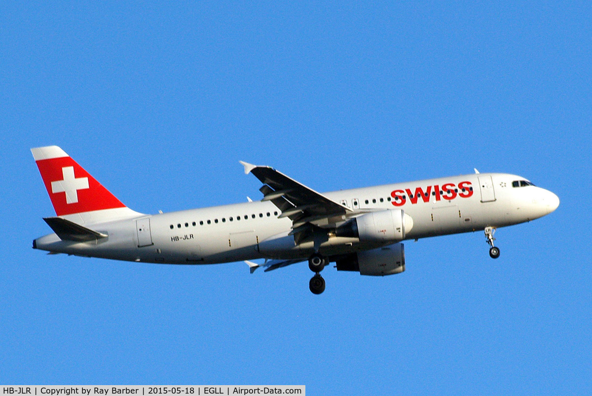 HB-JLR, 2012 Airbus A320-214 C/N 5037, Airbus A320-214 [5037] (Swiss International Air Lines) Home~G 18/05/2015. On approach 27L.