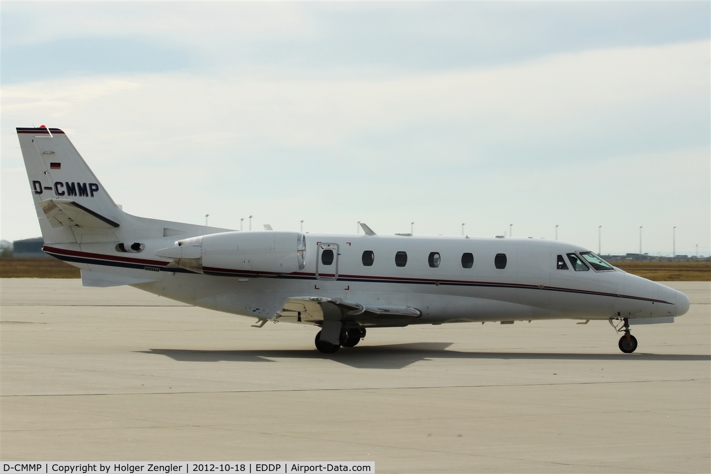 D-CMMP, 2007 Cessna 560 Citation Excel XLS C/N 560-5719, Arrival on apron 1 east...