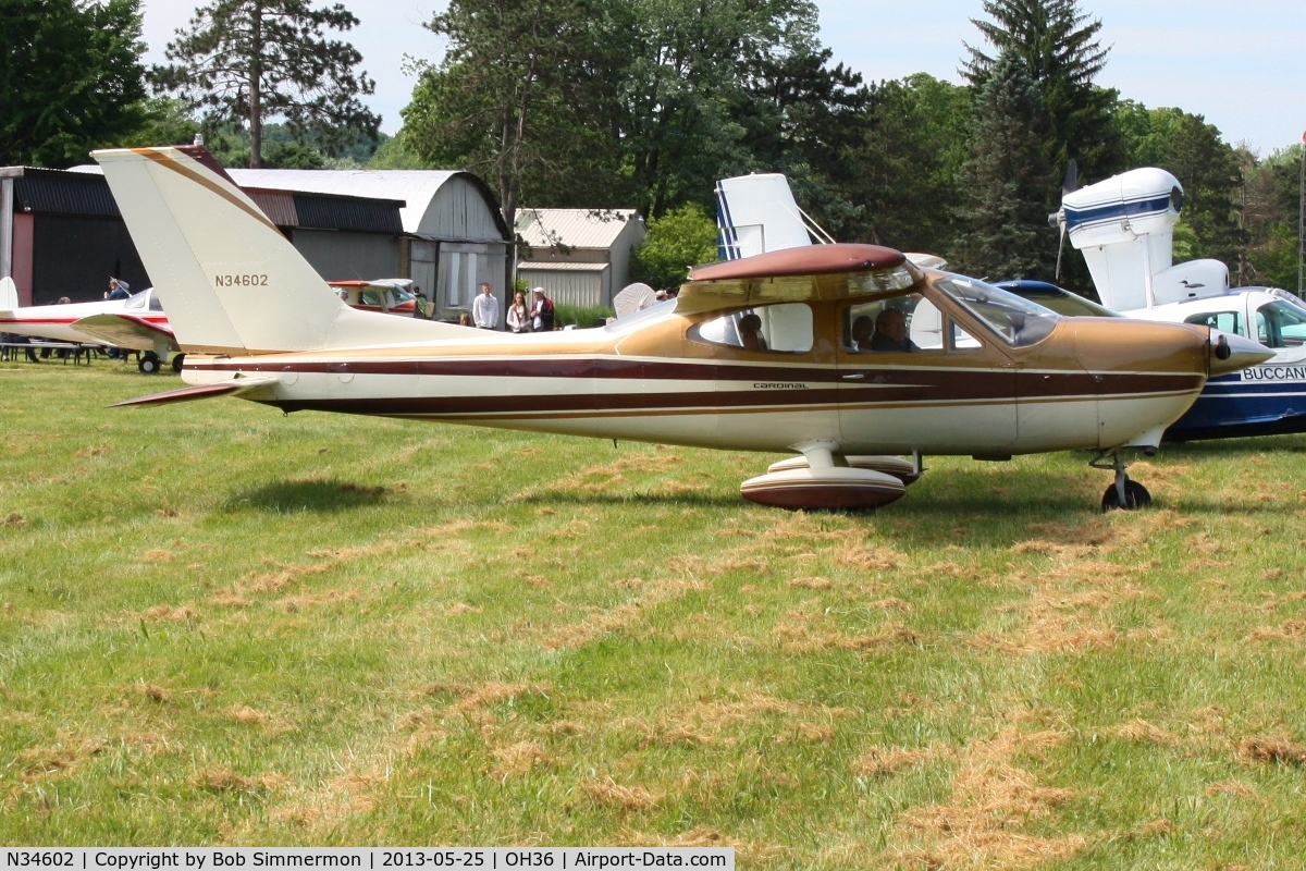 N34602, 1973 Cessna 177B Cardinal C/N 17701894, Zanesville-Riverside fly-in