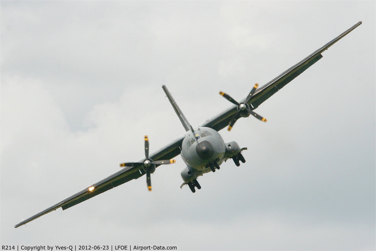 R214, Transall C-160R C/N 217, French Air Force C-160R Transall, On display, Evreux-Fauville Air Base 105 (LFOE) open day 2012