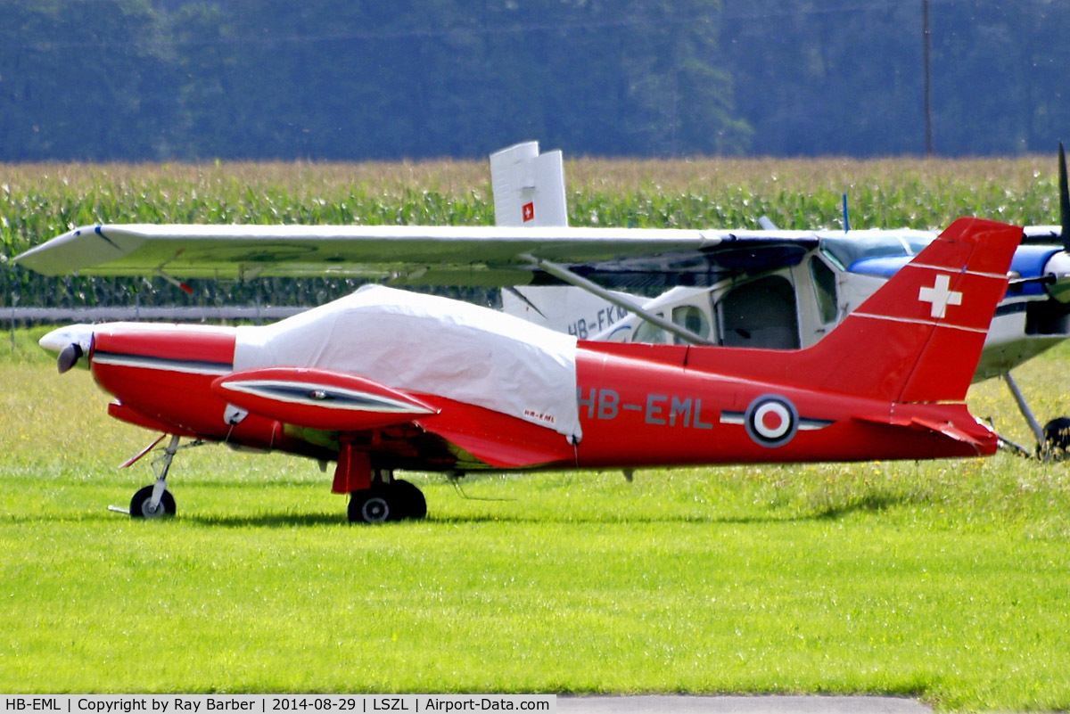 HB-EML, 1966 SIAI-Marchetti F-260 C/N 502, Aviamilano F-260 [502] Locarno~HB 29/08/2014