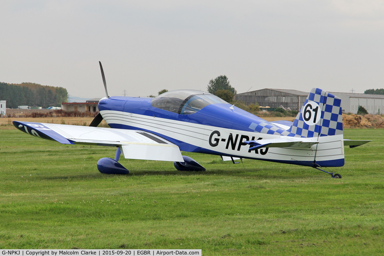 G-NPKJ, 1998 Vans RV-6 C/N PFA 181-13138, Vans RV-6 at The Real Aeroplane Club's Helicopter Fly-In, Breighton Airfield, September 20th 2015.