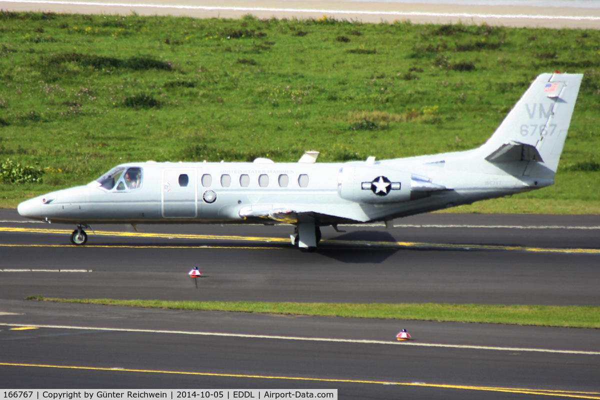 166767, 2005 Cessna UC-35D (560) Citation Encore C/N 560-0696, US Marines arriving in Düsseldorf