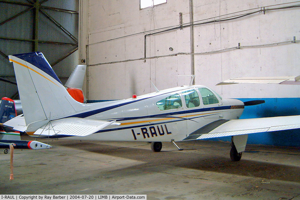 I-RAUL, 1970 Beech F33C Bonanza C/N CJ-27, Beech F33C Bonanza [CJ-27] Milan-Bresso~I 20/07/2004