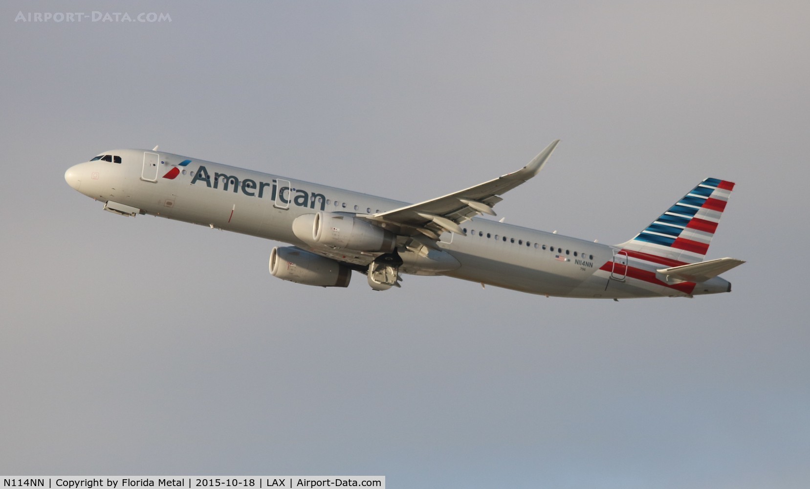 N114NN, 2014 Airbus A321-231 C/N 6046, American