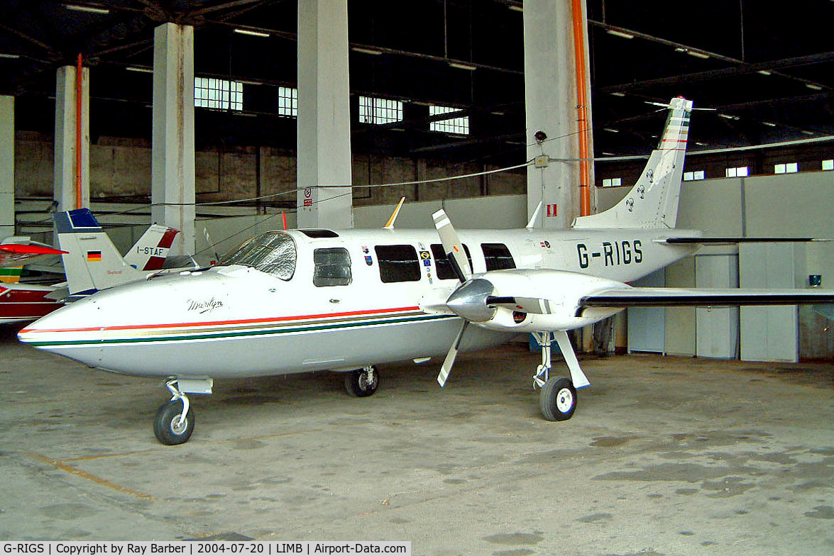 G-RIGS, 1979 Piper PA-60-601P Aerostar C/N 61P06217963281, Piper PA-61-601P Aerostar [61P-0621-7963281] Milan-Bresso~I 20/07/2004