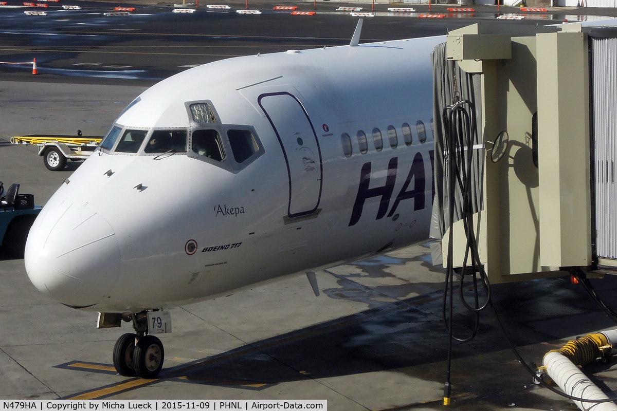 N479HA, 2001 Boeing 717-22A C/N 55124, At Honolulu