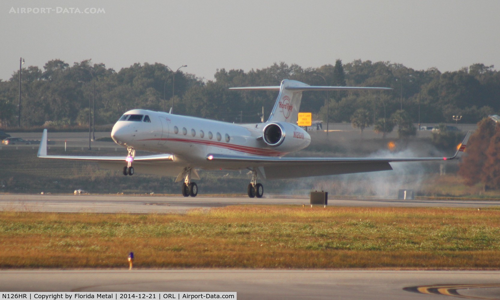 N126HR, 2013 Gulfstream Aerospace GV-SP (G550) C/N 5436, Seminole Hard Rock