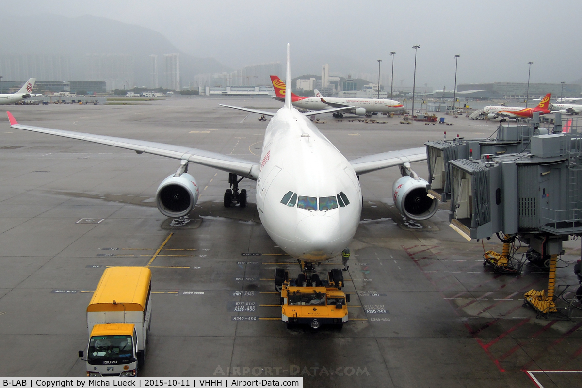 B-LAB, 2005 Airbus A330-343X C/N 673, At Hong Kong