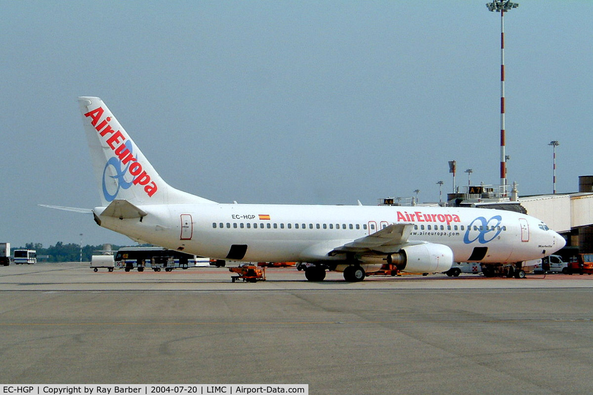 EC-HGP, 1999 Boeing 737-85P C/N 28385, Boeing 737-85P [28385] (Air Europa) Milan-Malpensa~I 20/07/2004