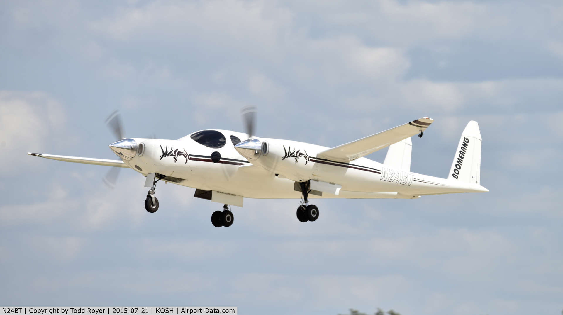 N24BT, 1996 Rutan Boomerang 202 C/N 001, Airventure 2015