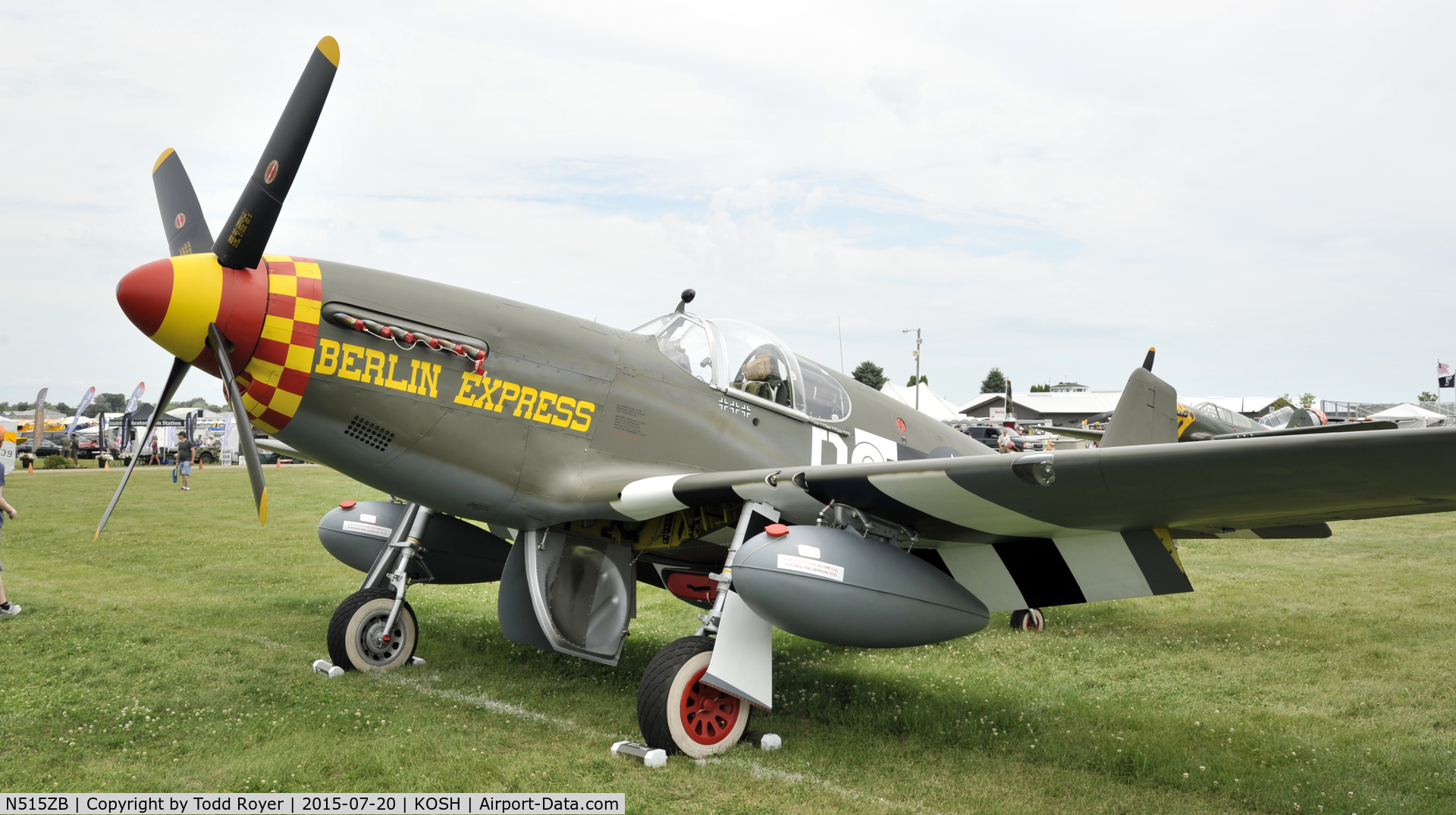 N515ZB, 1944 North American P-51B Mustang C/N 104-25866, Airventure 2015