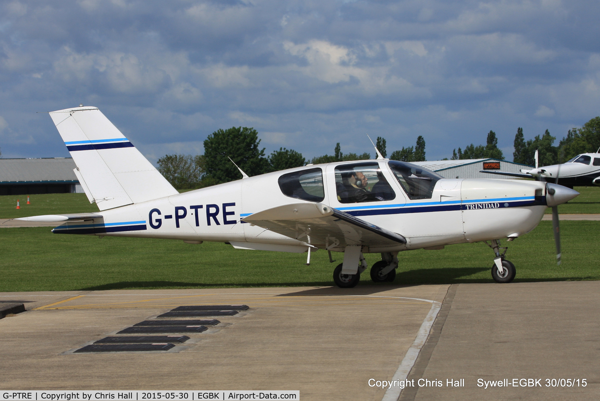 G-PTRE, 1987 Socata TB-20 Trinidad C/N 762, at Aeroexpo 2015