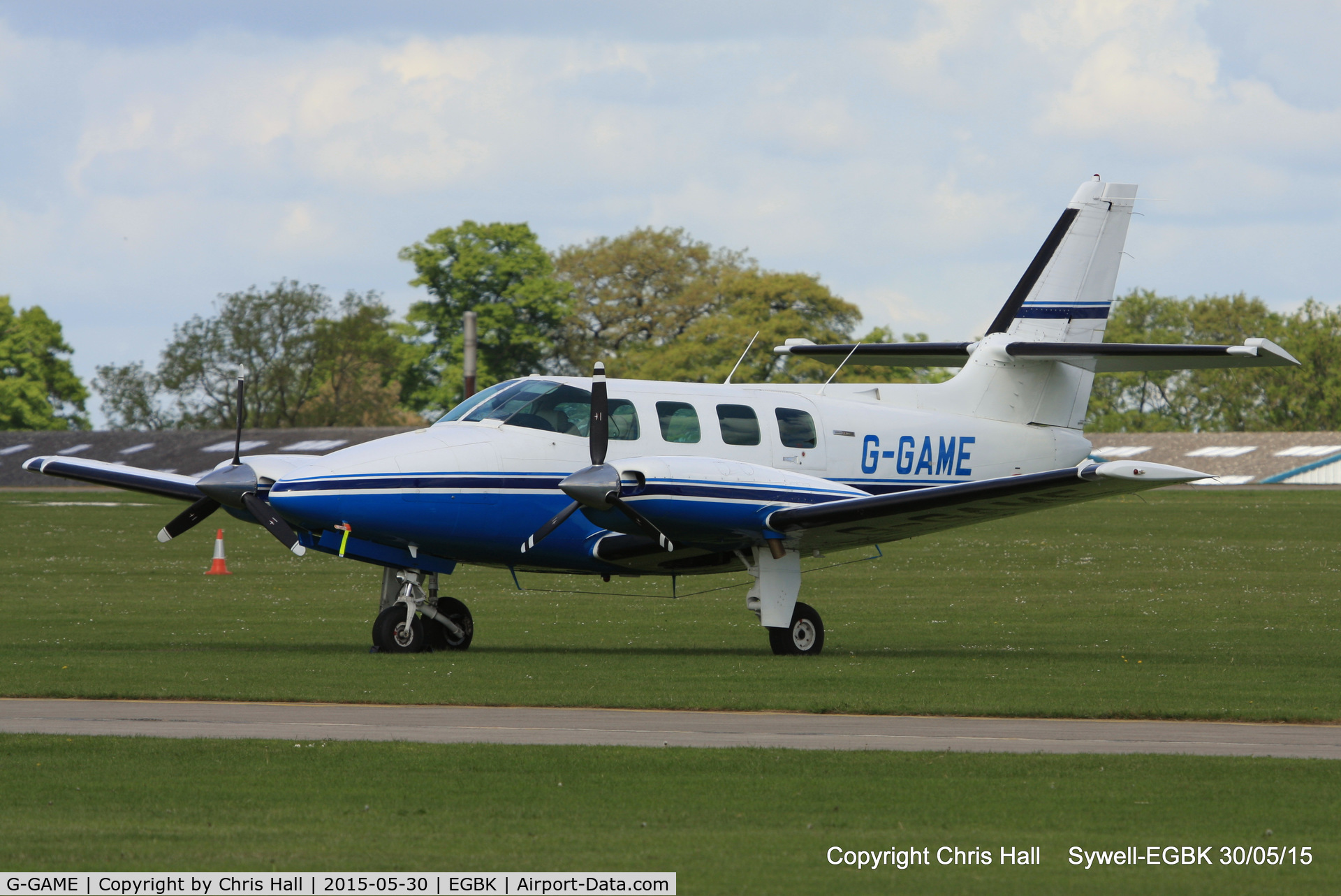 G-GAME, 1982 Cessna T303 Crusader C/N T303-00098, at Aeroexpo 2015