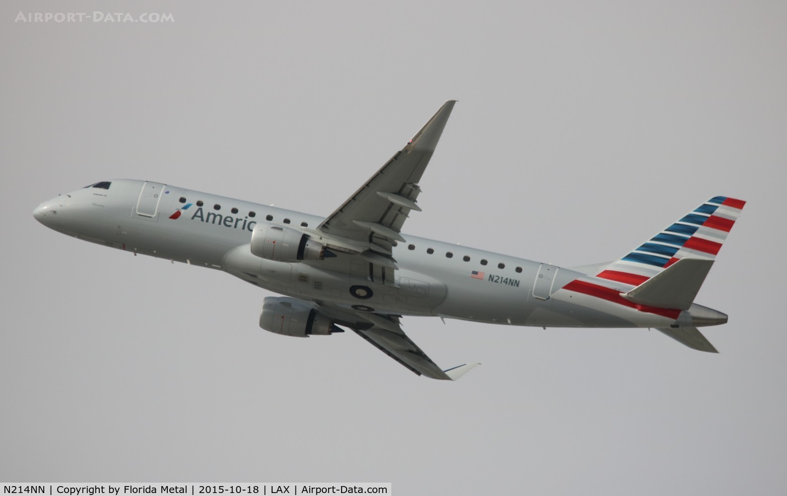 N214NN, 2015 Embraer 175LR (ERJ-170-200LR) C/N 17000508, American Eagle