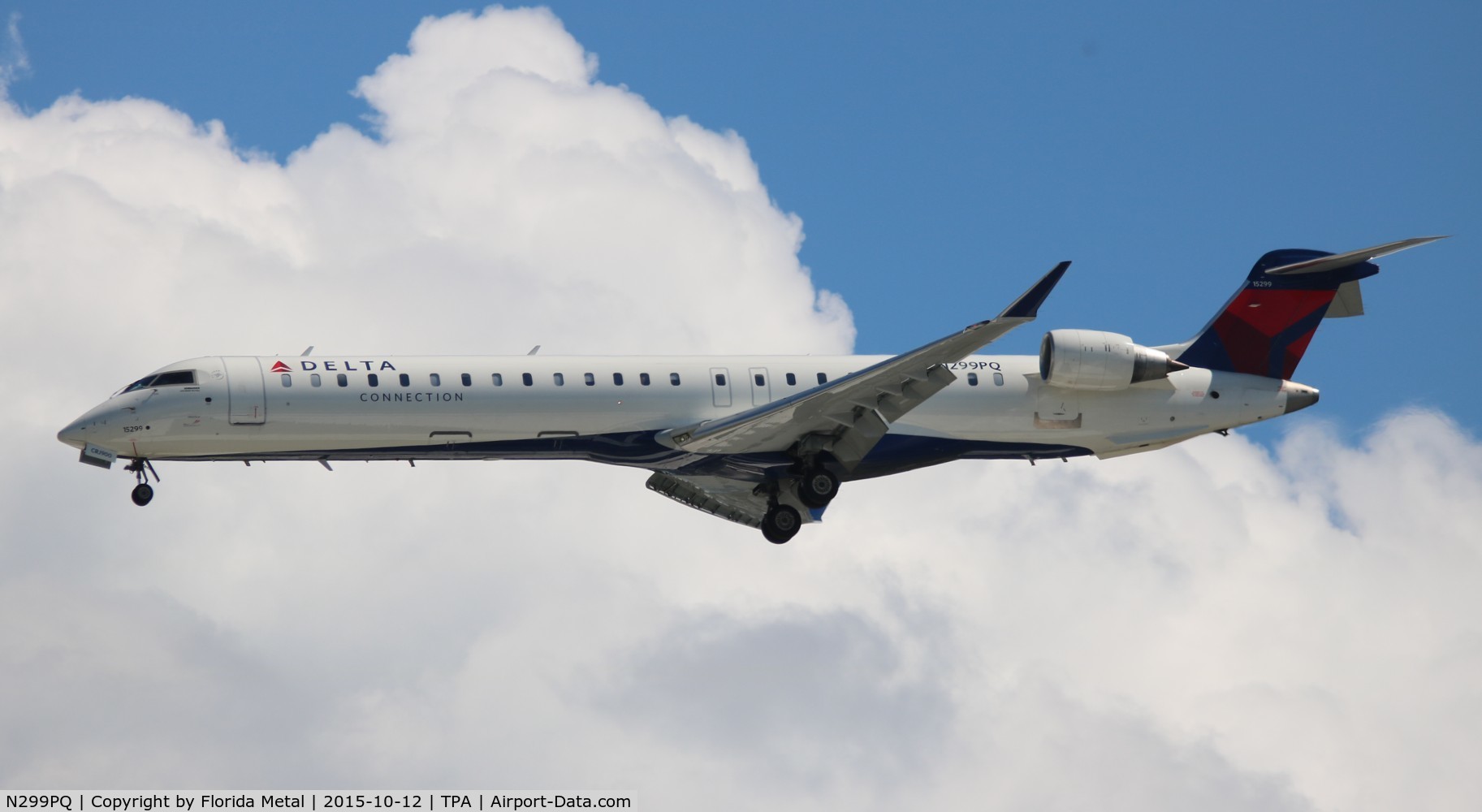 N299PQ, 2013 Bombardier CRJ-900LR NG (CL-600-2D24) C/N 15299, Delta Connection