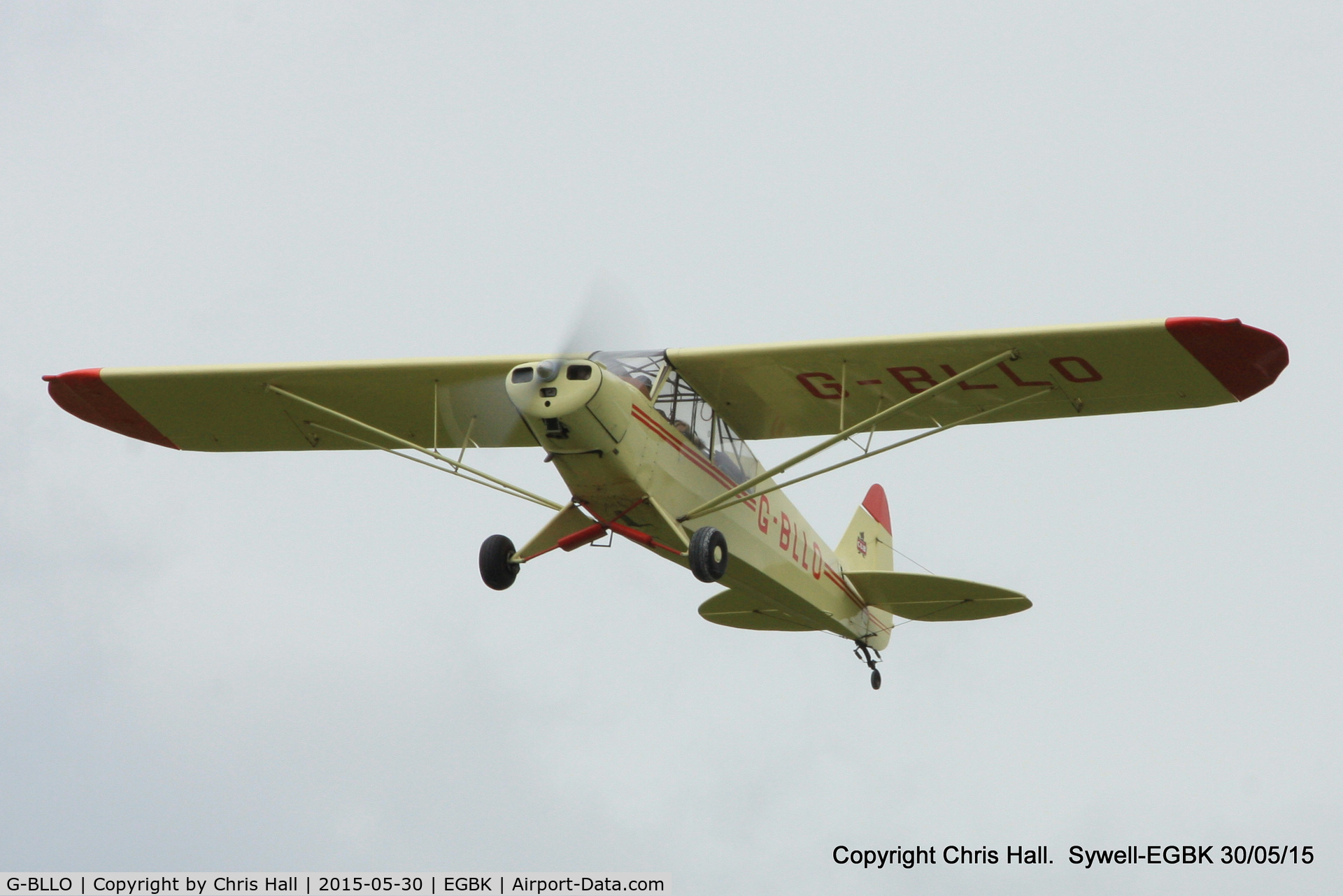 G-BLLO, 1953 Piper L-18C Super Cub (PA-18-95) C/N 18-3099, at Aeroexpo 2015