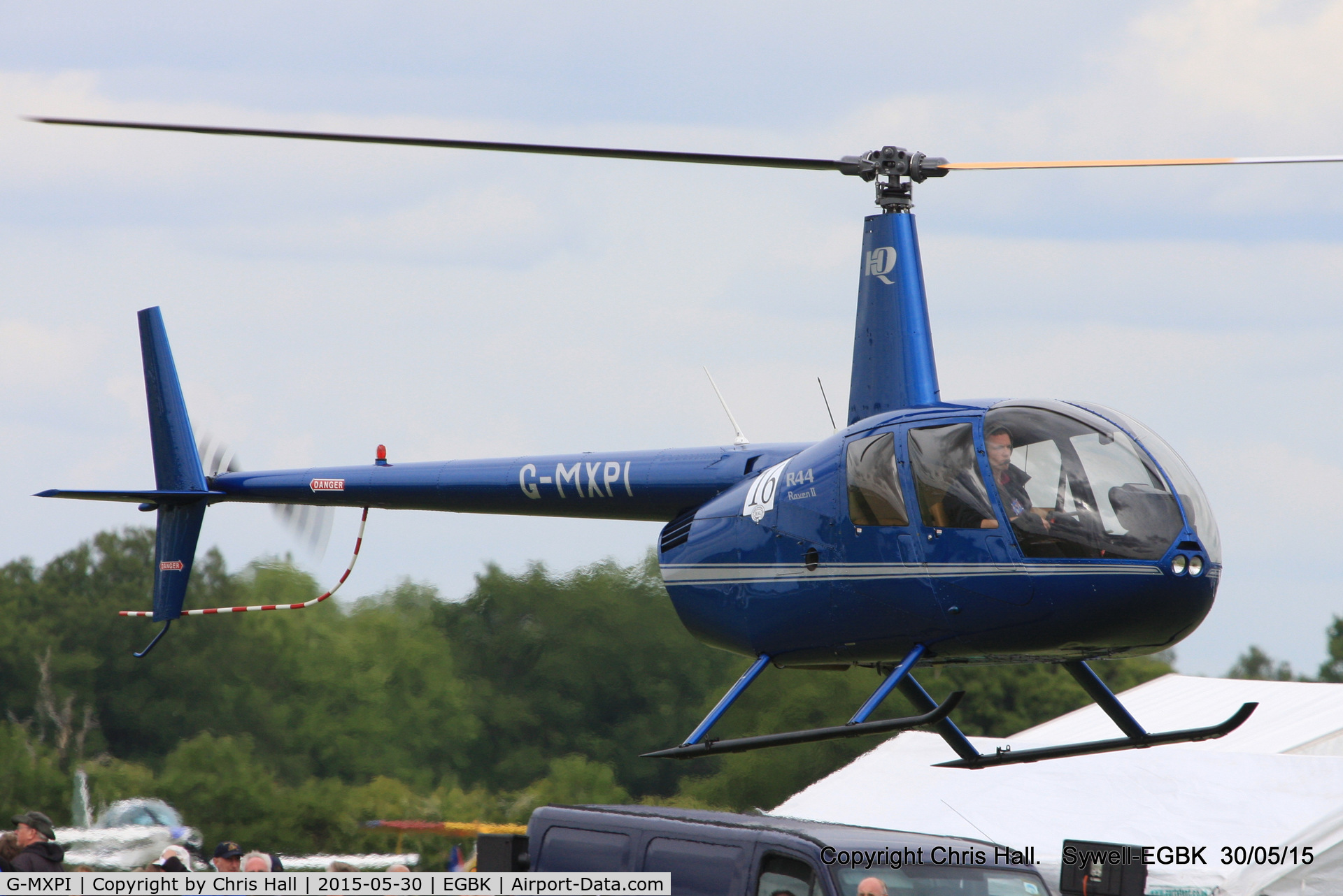 G-MXPI, 2009 Robinson R44 Raven II C/N 12827, at Aeroexpo 2015