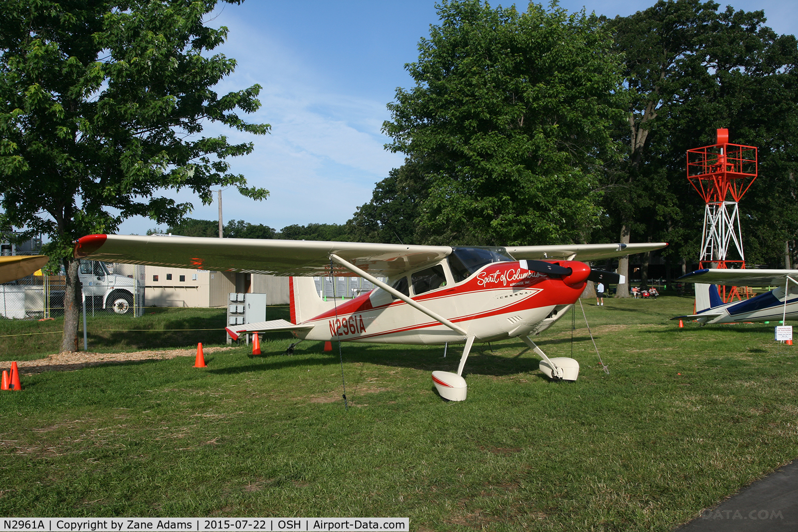 N2961A, 1953 Cessna 180 C/N 30161, 2015 EAA AirVenture - Oshkosh, Wisconsin.